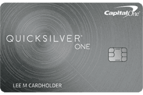 QuicksilverOne from Capital One logo