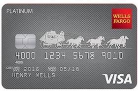 Wells Fargo Platinum Visa logo