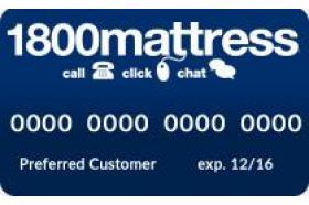1800Mattress Credit Card logo