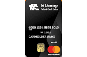 1st Advantage Federal Credit Union World Mastercard logo