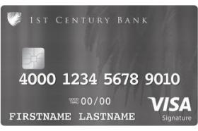 1st Century Bank Visa® Signature Rewards Credit Card logo