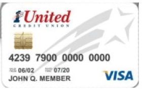 1st United Credit Union Visa Platinum Credit Card logo