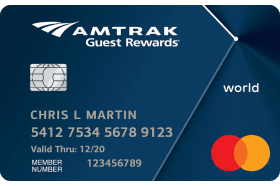 Amtrak Guest Rewards® World Mastercard® logo