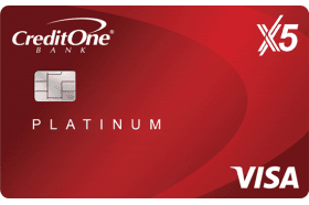 Credit One Bank® Platinum X5 Visa logo