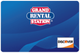 Grand Rental Station Discover Card logo