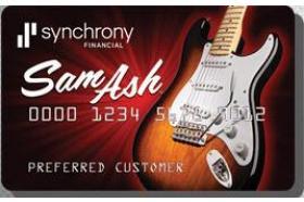 Sam Ash Credit Card logo