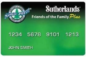 Sutherlands Credit Card logo