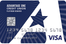Advantage One CU Visa Platinum Credit Card logo