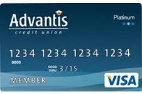 Advantis Credit Union Visa Platinum Rewards Credit Card logo