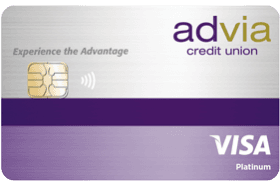 Advia Credit Union Visa Platinum Fixed Rate Credit Card logo