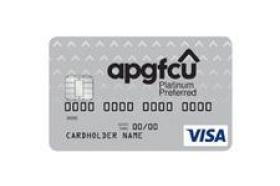 APGFCU Visa Platinum Preferred logo