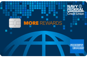Navy Federal More Rewards American Express Credit Card logo