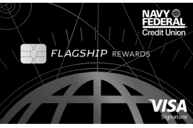 Navy Federal Visa Signature® Flagship Rewards Card logo