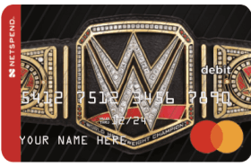 Netspend® Prepaid Mastercard® WWE partner® logo