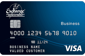 Exchange Bank and Trust Visa® Business Card logo