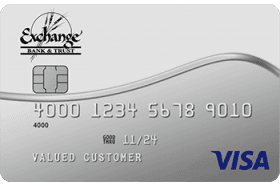 Exchange Bank and Trust Visa® Platinum logo