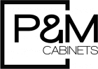 P & M Cabinets logo