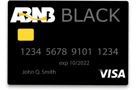 ABNB Federal Credit Union ABNB Black Card logo
