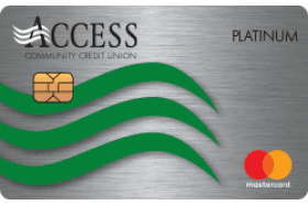 Access Community Credit Union Platinum Mastercard logo