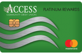 Access Community Credit Union Platinum Rewards Mastercard logo