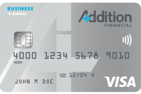 Addition Financial CU Visa Business Credit Card logo