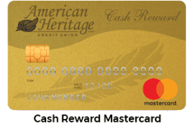 American Heritage FCU Cash Reward MasterCard logo