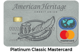 American Heritage FCU Classic MasterCard® logo