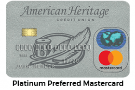 American Heritage FCU Platinum Mastercard® logo
