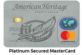 American Heritage FCU Secured MasterCard® logo
