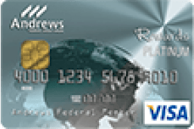 Andrews FCU Platinum Rewards Secured Visa® Credit Card logo