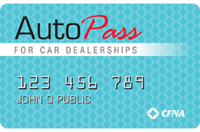 AutoPass for Car Dealerships Credit Card logo