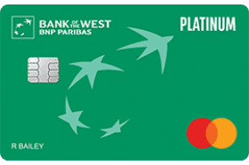 Bank of the West Platinum MasterCard logo