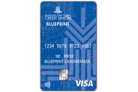 Bank Fund Staff FCU Blueprint Visa Platinum Secured Credit Card logo