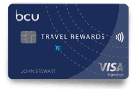 Baxter CU Travel Rewards Visa Signature Credit Card logo
