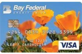 Bay Federal Credit Union Visa Gold Credit Card logo