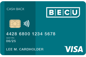 BECU Cash Back Visa Credit Card logo