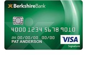 Berkshire Bank Visa College Real Rewards Credit Card logo