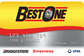 Best One Tire and Service Credit Card logo