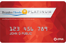 Brandon Honda Credit Card logo