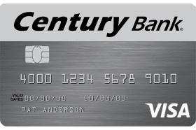 Century Bank of Massachusetts Visa Platinum Credit Card logo