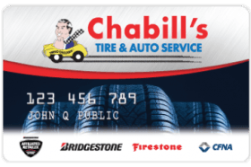 Chabill's Tire Credit Card logo