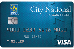 City National Bank Visa Commercial Credit Card logo
