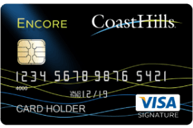 CoastHills CU Encore Visa Signature Credit Card logo