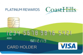 CoastHills Credit Union Platinum Rewards Visa Credit Card logo