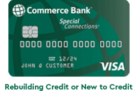 Commerce Bank Secured Visa Credit Card logo