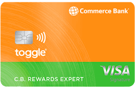Commerce Bank Toggle Rewards Visa Credit Card logo
