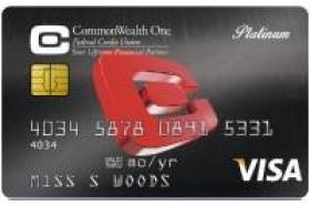 CommonWealth One FCU Visa Platinum Credit Card logo