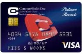CommonWealth One FCU Visa Platinum Rewards Credit Card logo