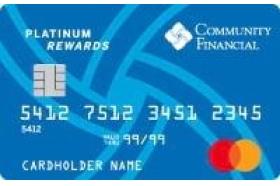 Community FCU Michigan Platinum Rewards Mastercard logo