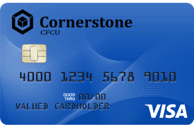 Cornerstone Community Federal Credit Union Visa Gold logo